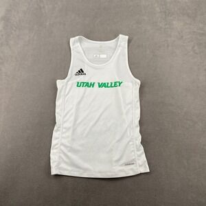Adidas Aeroready Tank Top Womens S‎ White Utah Valley Wolverines NCAA Basketball
